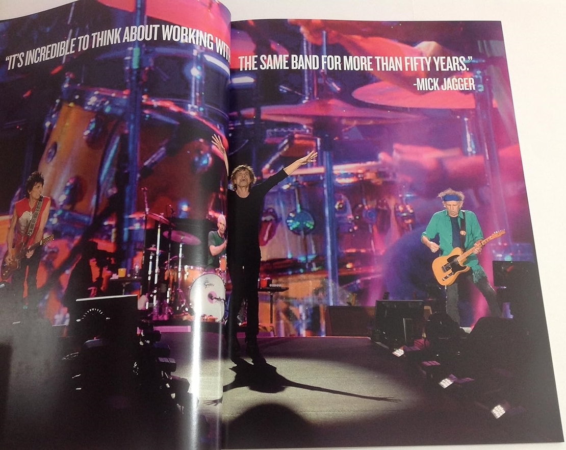 The Rolling Stones 14 On Fire 2014 Tour Program Paperback