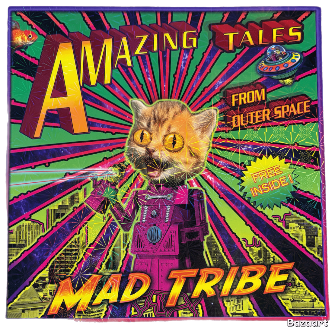 פוסטר mad tribe/space tribe 01