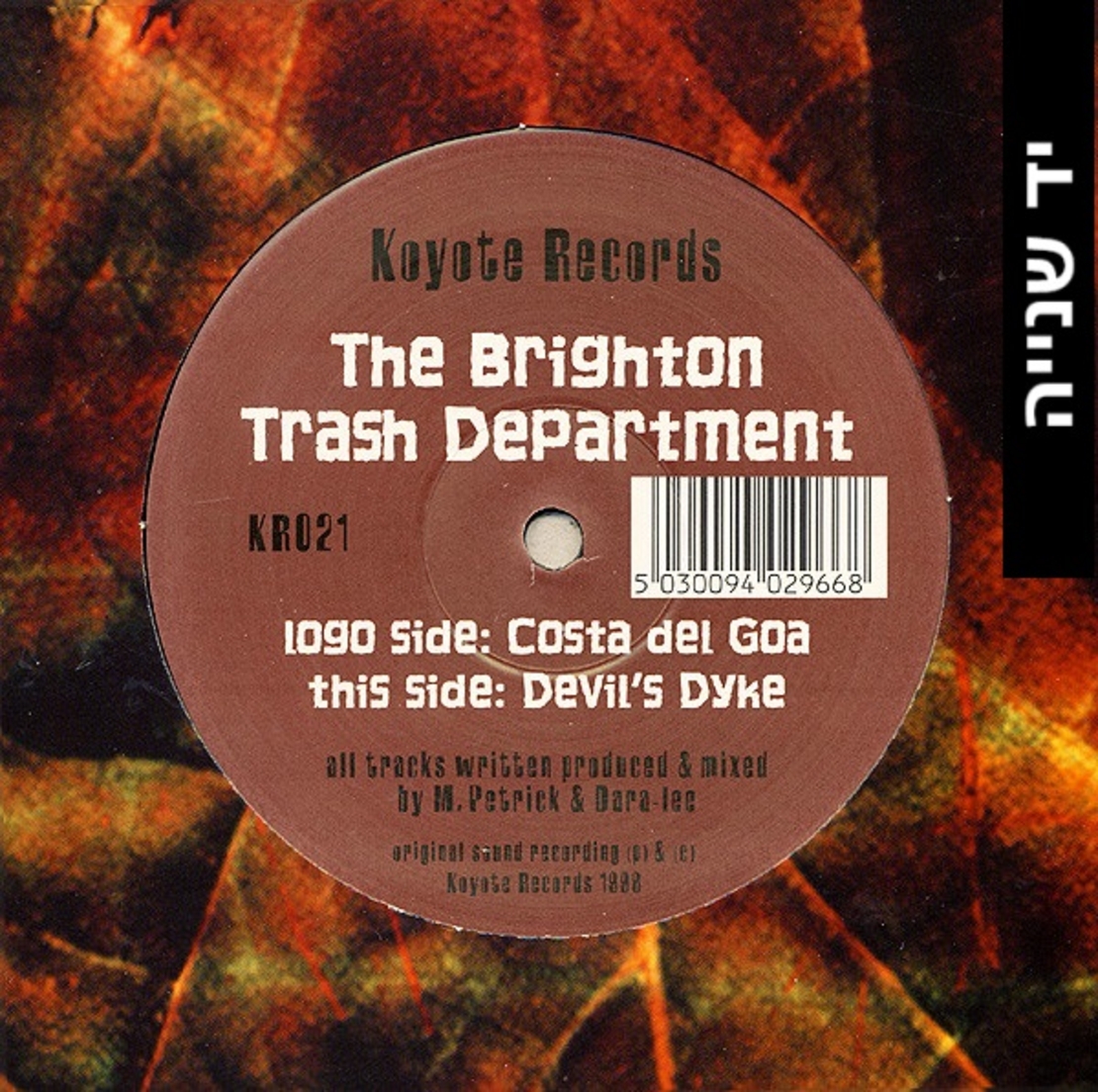 The Brighton Trash Department – Costa Del Goa / Devil's Dyke