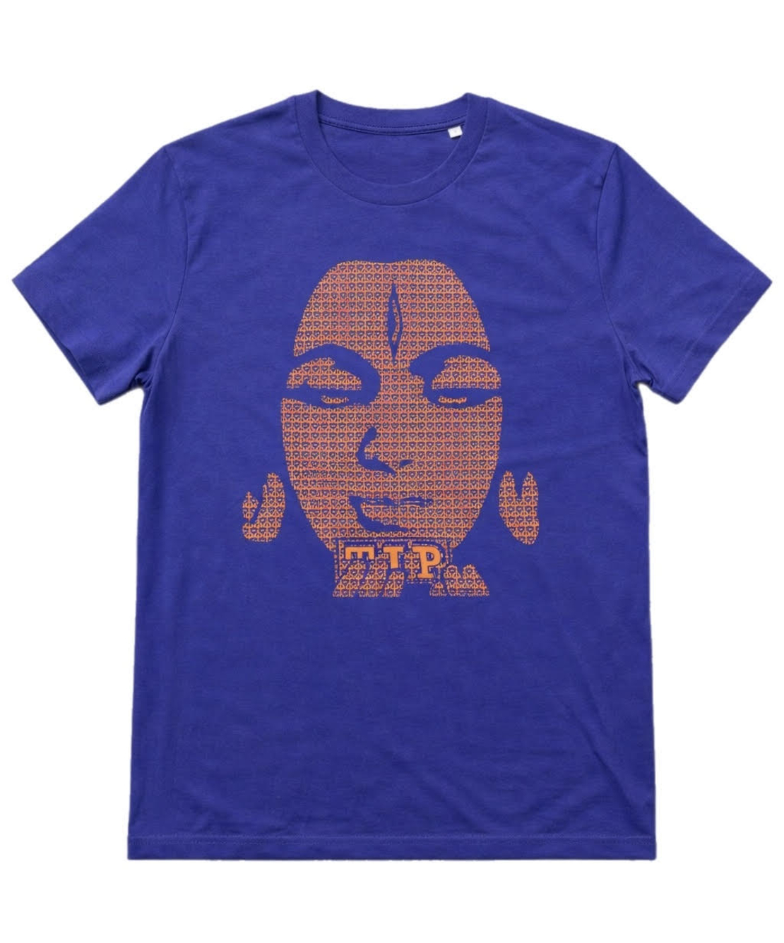 חולצת טי- purple with neon orange ACID SHIVA t-shirt