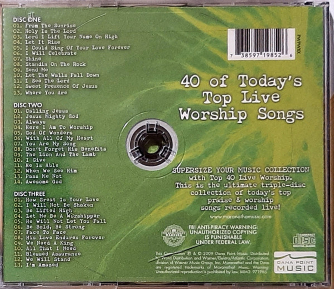 Top 40 - Live Worship