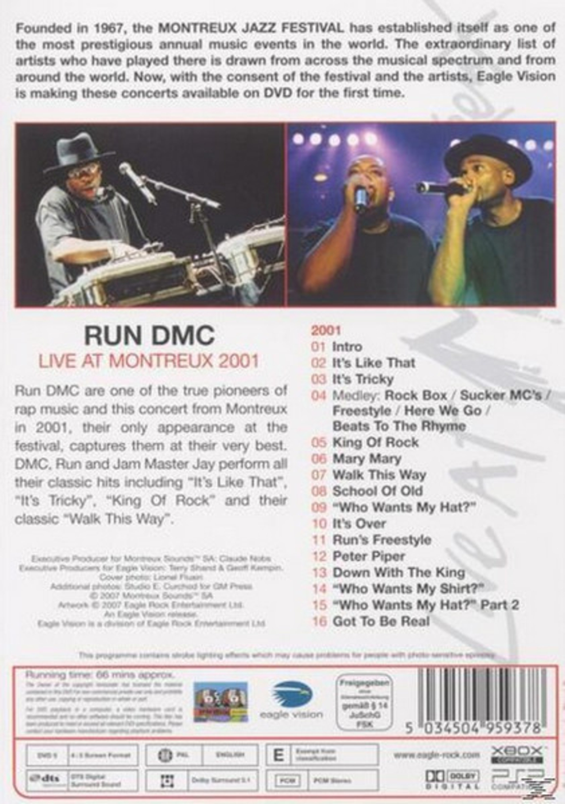 Run DMC – Live At Montreux 2001 DVD
