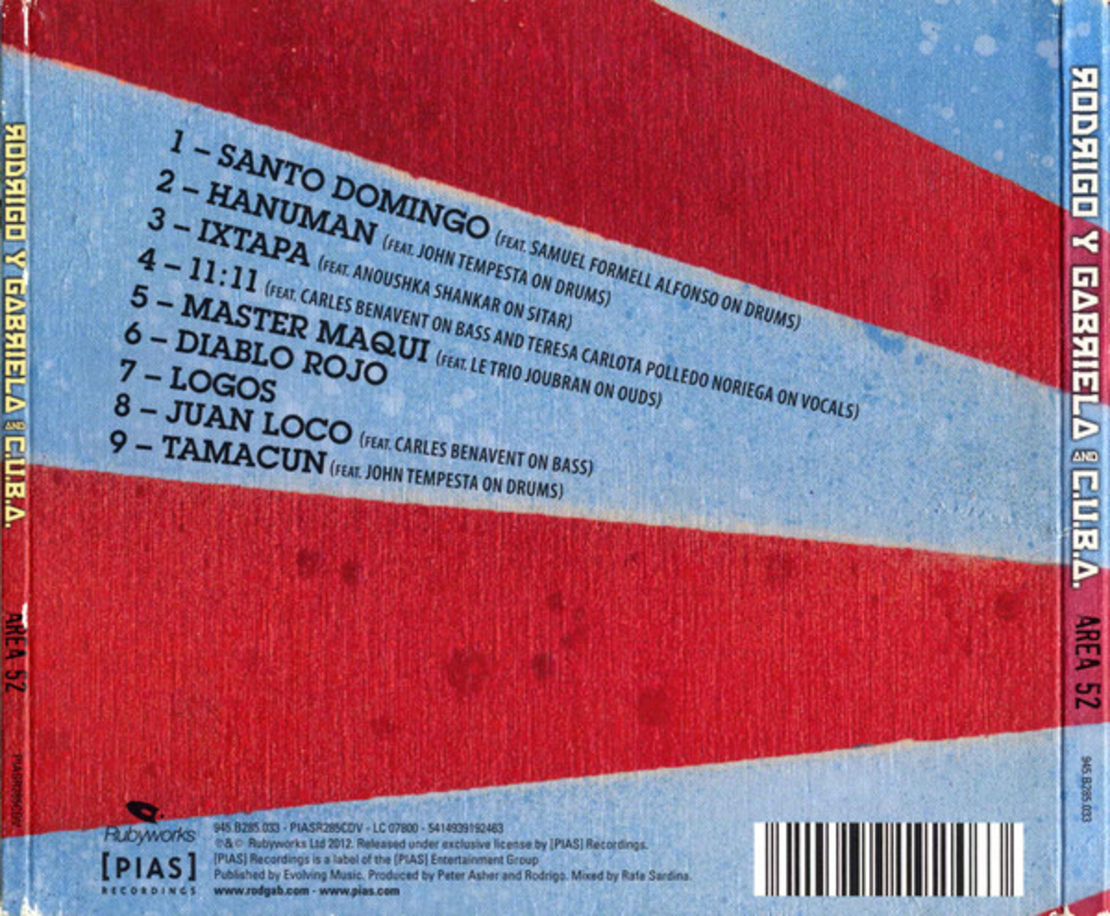 Rodrigo Y Gabriela And C.U.B.A.– Area 52