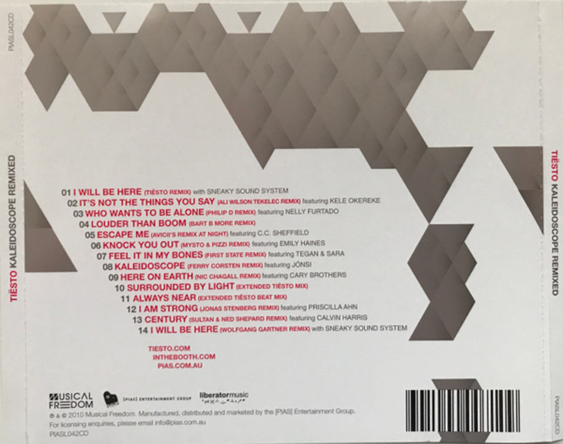 Tiësto – Kaleidoscope Remixed