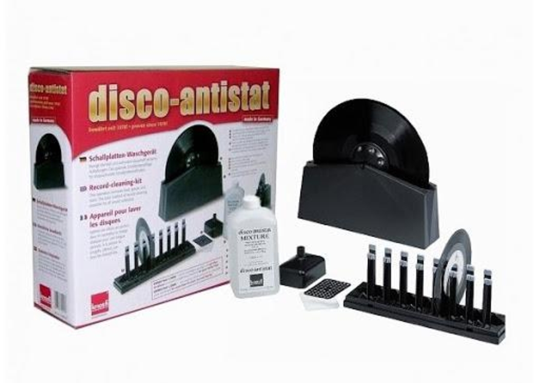 מכונה לניקוי תקליטים Disco antistat כולל נוזל ניקוי