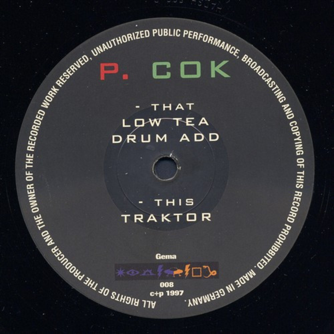 P. Cok – Low Tea Drum Add / Traktor