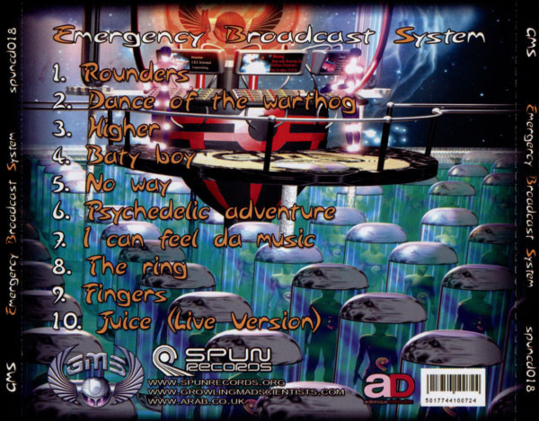 GMS – Emergency Broadcast System CD