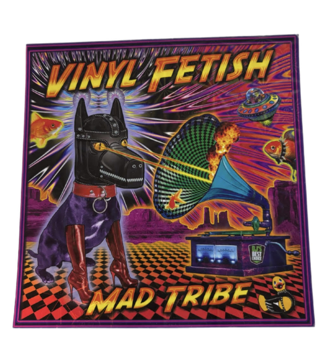 גלויה MAD TRIBE -vinyl fetish