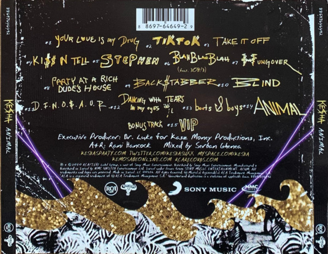 Ke$ha (Kesha) – Animal