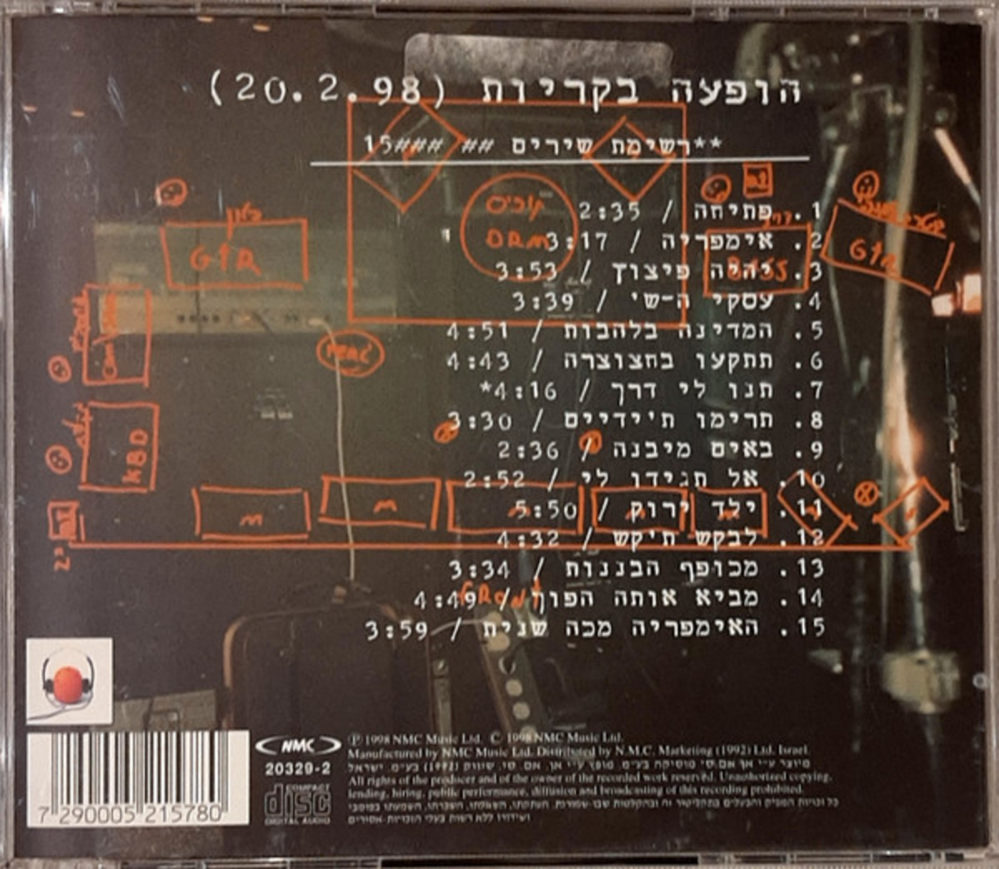 שבק ס'‏ – 20.2.98 הופעה בקריות
