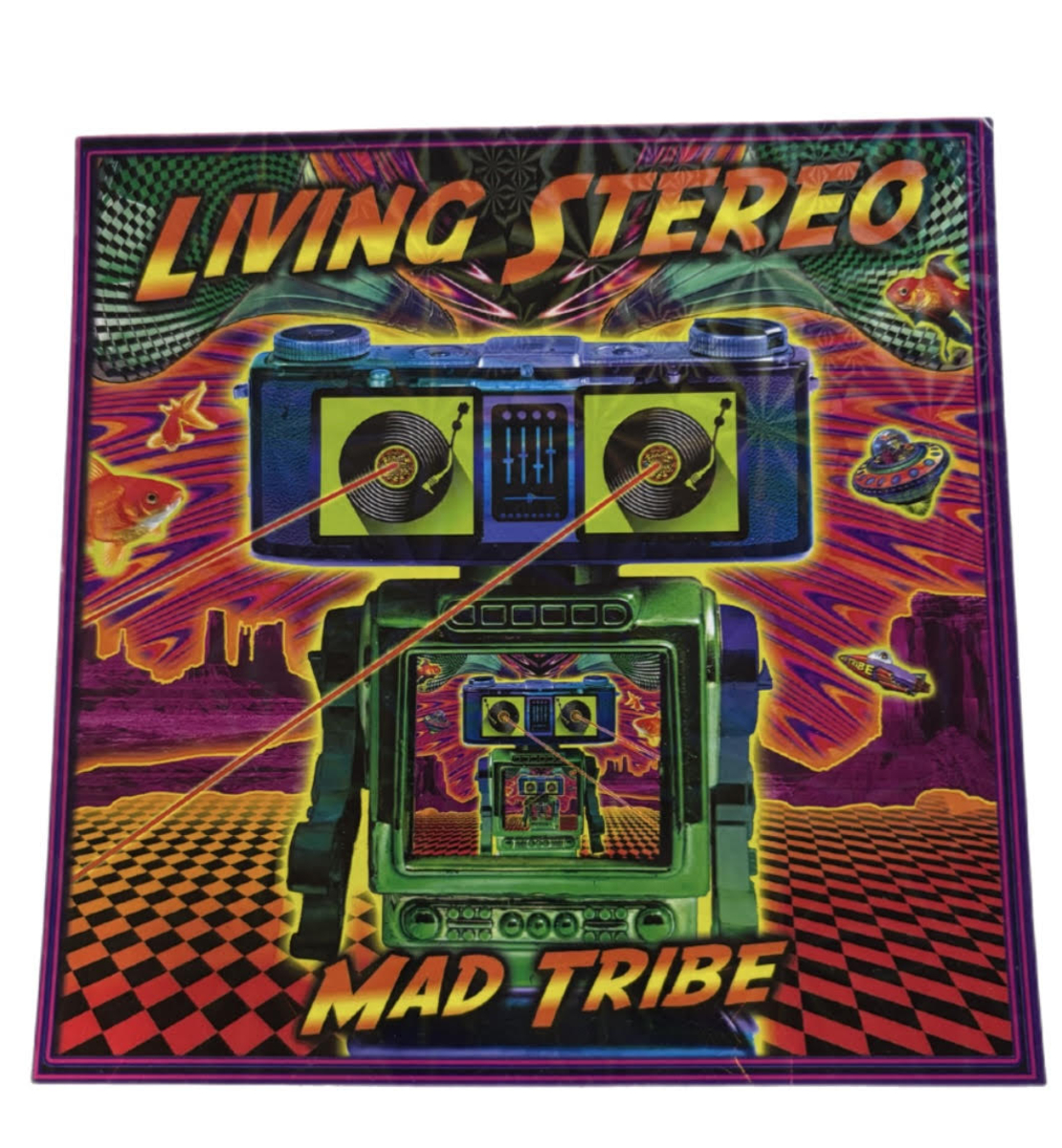 גלויה MAD TRIBE -living stereo