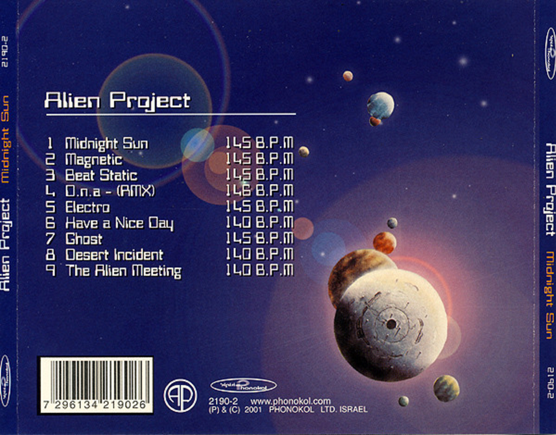 Alien Project – Midnight Sun CD