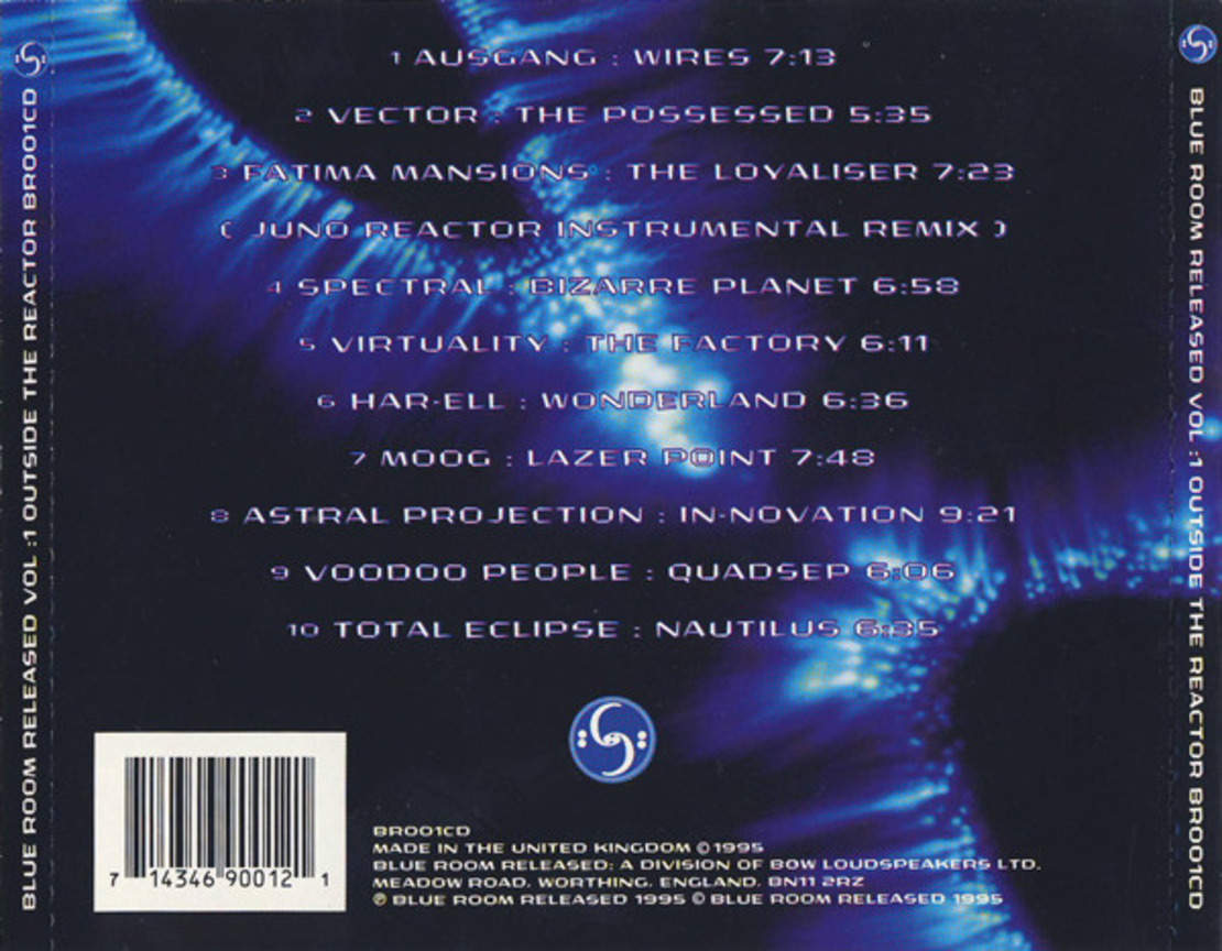 Various – Blue Room Released Vol:1 (Outside The Reactor) CD