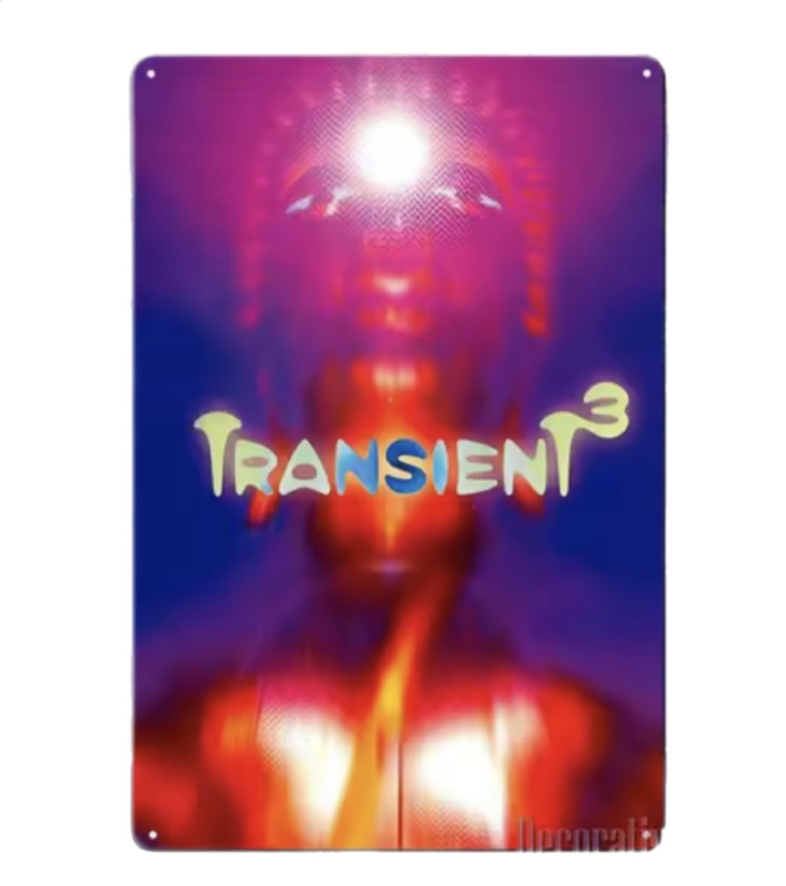 שלט מתכת TRANSIENT