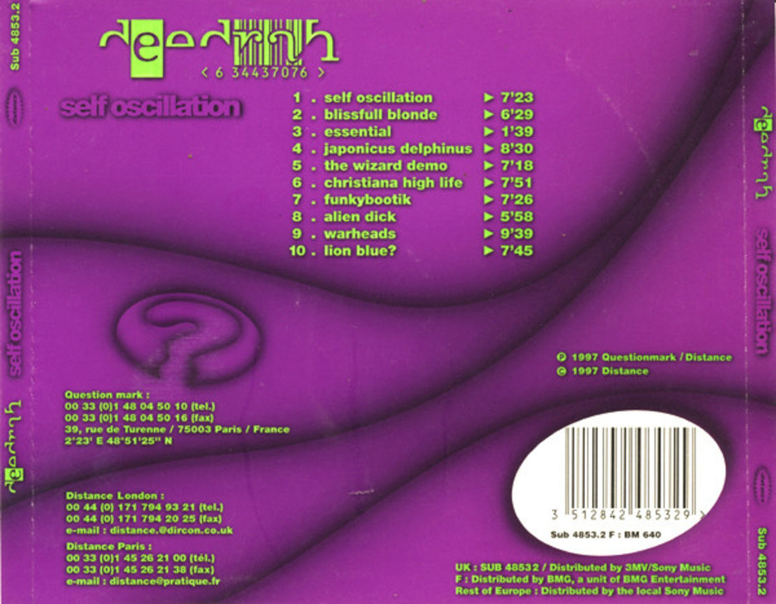 Deedrah – Self Oscillation
