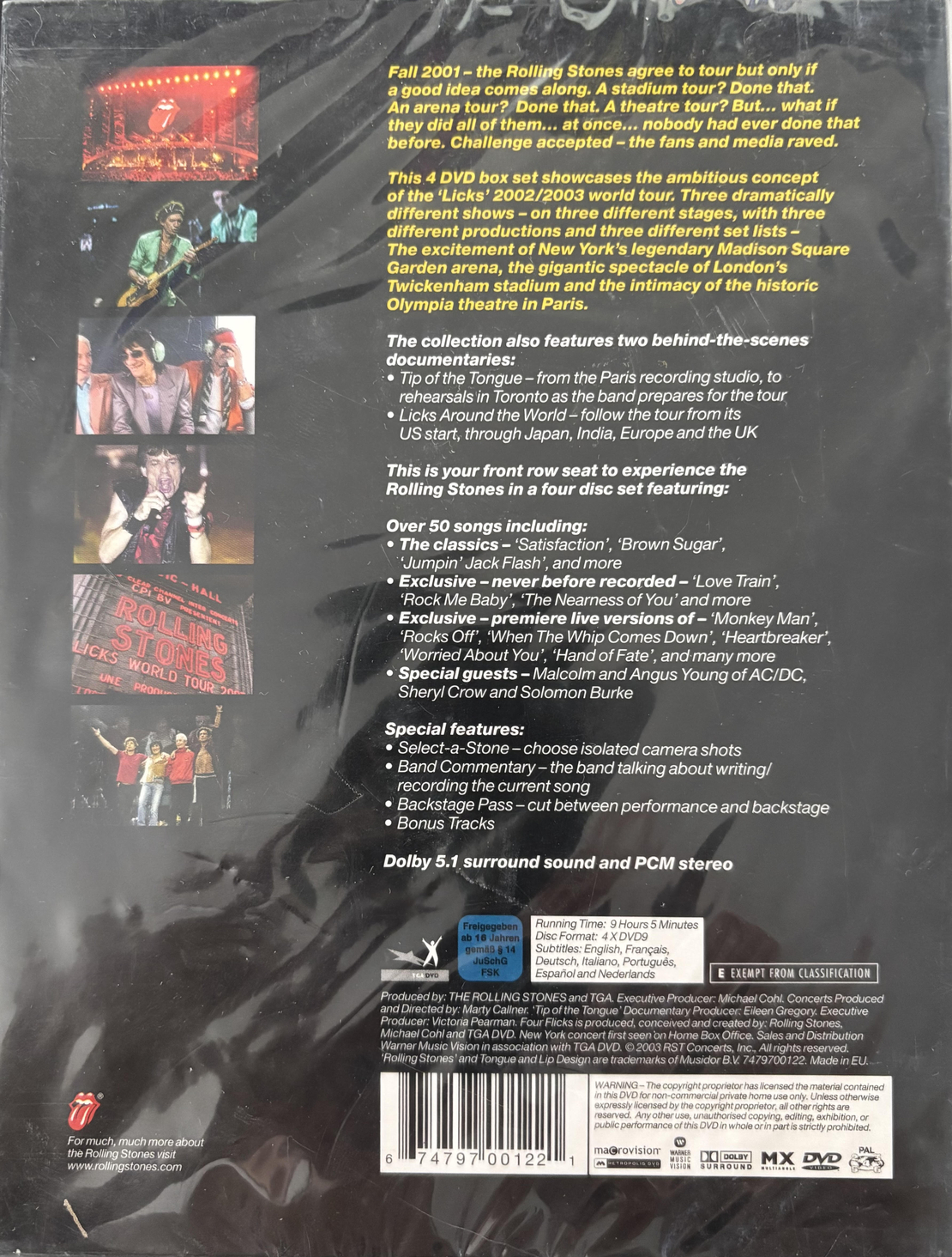 Rolling Stones- Four Flicks DVD
