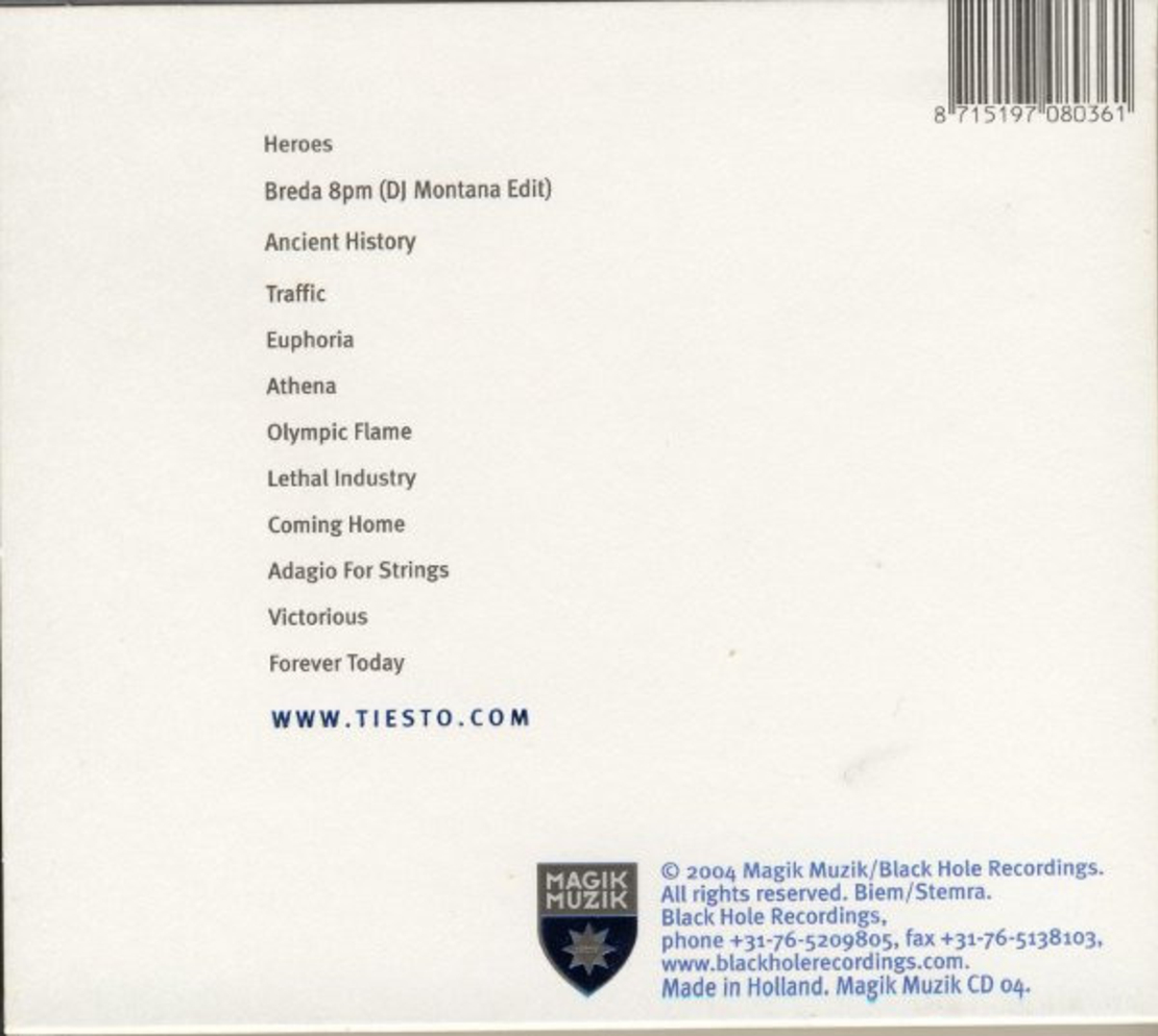 Tiësto – Parade Of The Athletes