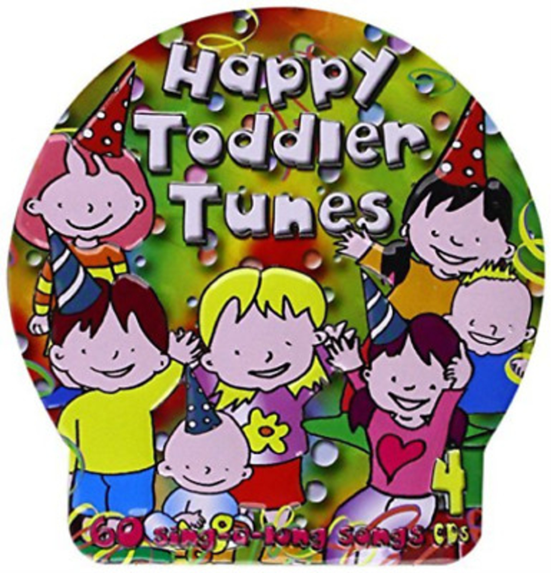 Happy Toddler Tunes-  מארז 4 דיסקים באריזת מתכת