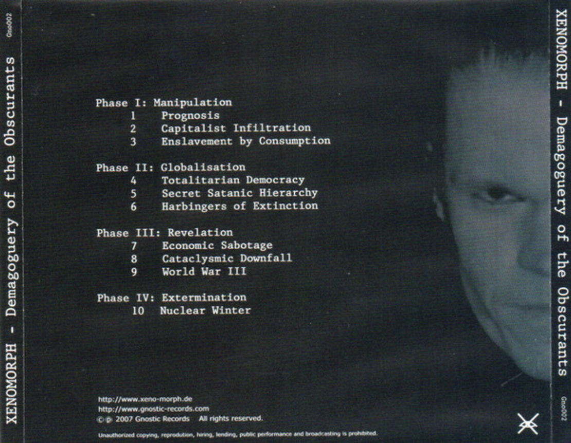 Xenomorph – Demagoguery Of The Obscurants