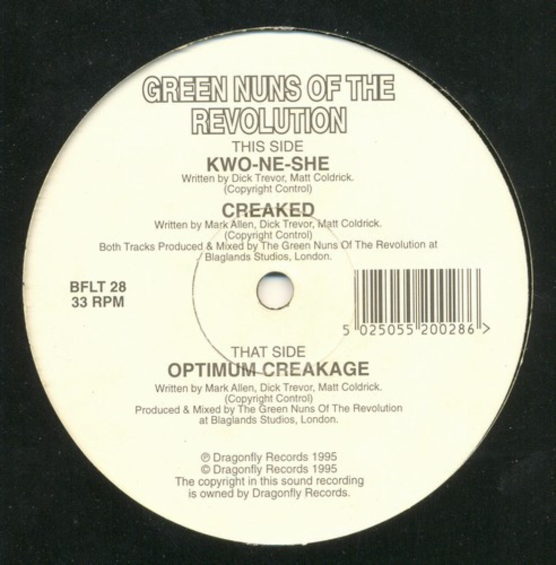 Green Nuns Of The Revolution – Optimum Creakage
