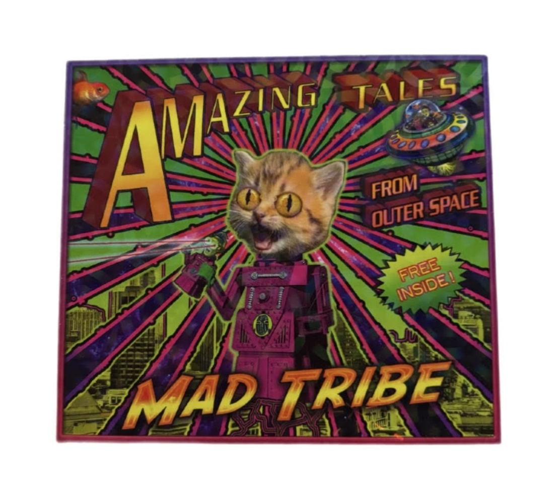 גלויה MAD TRIBE -amazing tales from outer space
