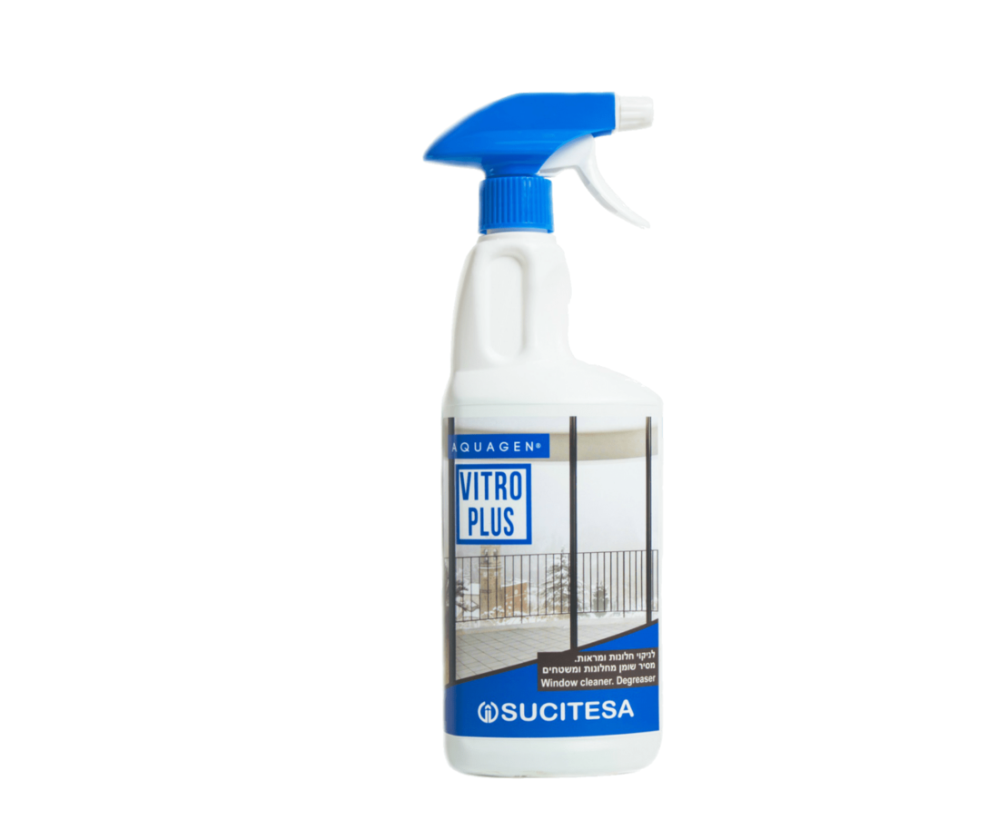 VITRO PLUS – ויטרו פלוס תרסיס לניקוי והברקת חלונות ומשטחי נאנו מונע טביעות אצבע