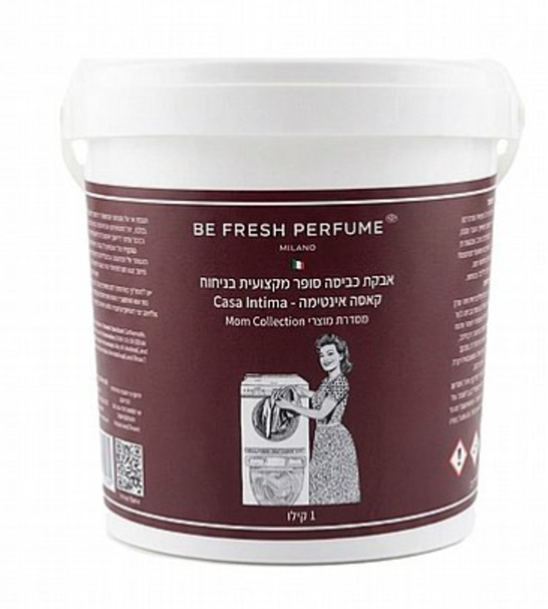 אבקת כביסה מקצועית 1 קילו Be-Fresh  – בניחוח קאסה אינטימה