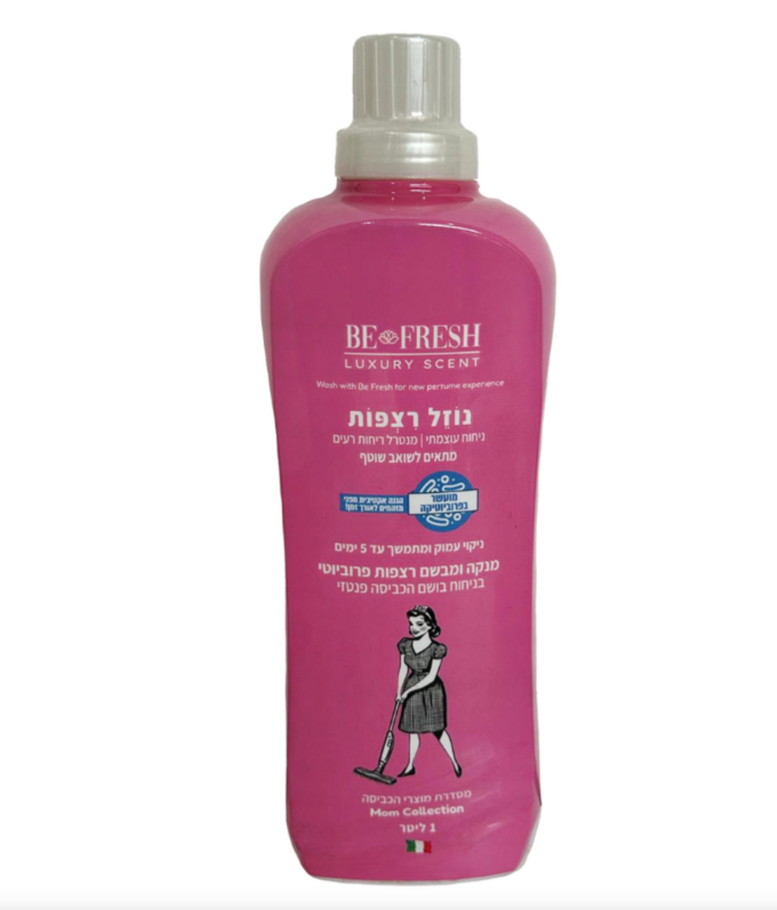 נוזל רצפות מותאם לשואב שוטף 1 ליטר Be-Fresh - בניחוח פנטזי