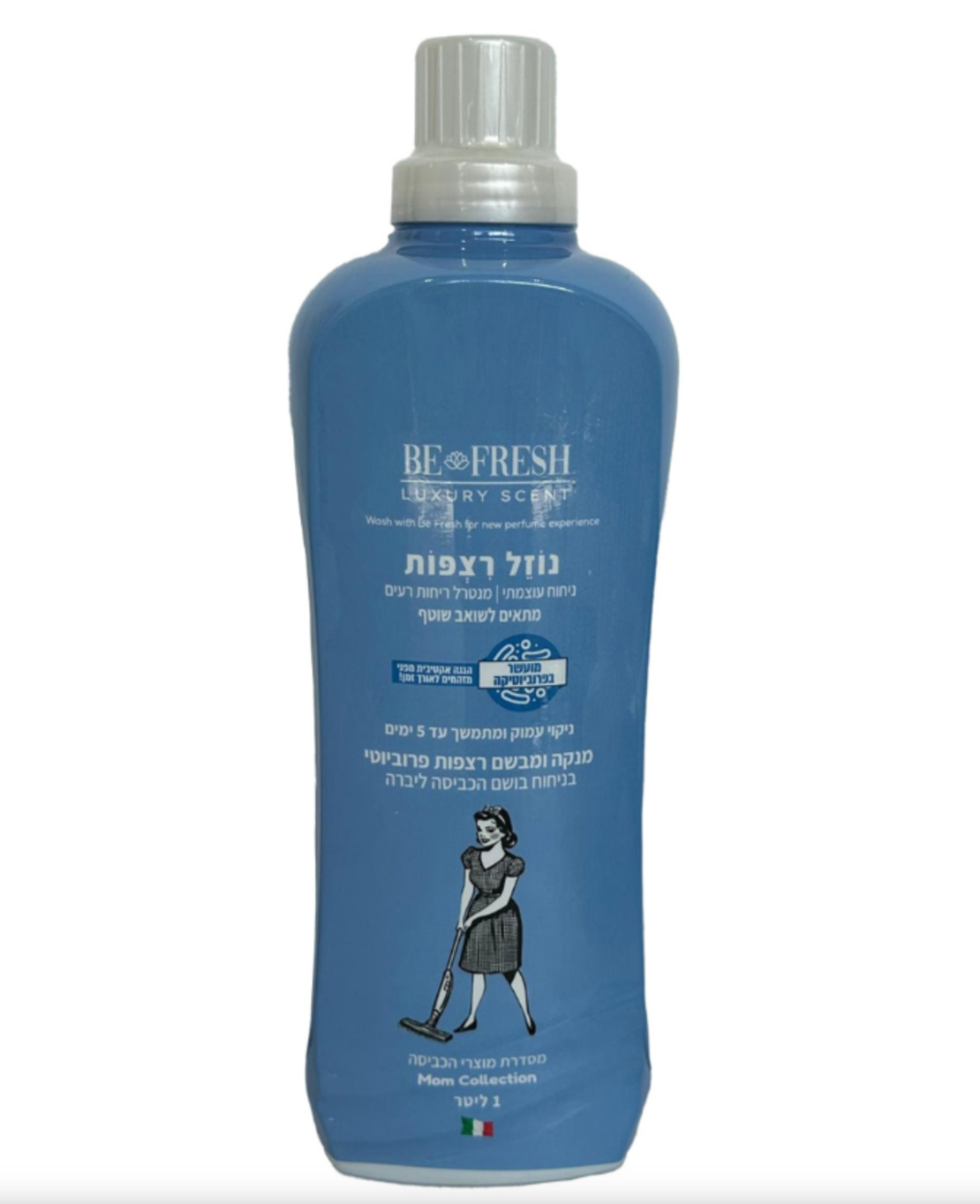 נוזל רצפות מותאם לשואב שוטף 1 ליטר Be-Fresh - בניחוח ליברה
