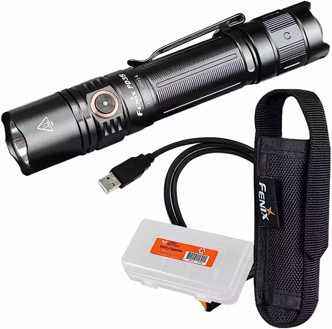 פנס נטען 1700 לומנס – Fenix PD35