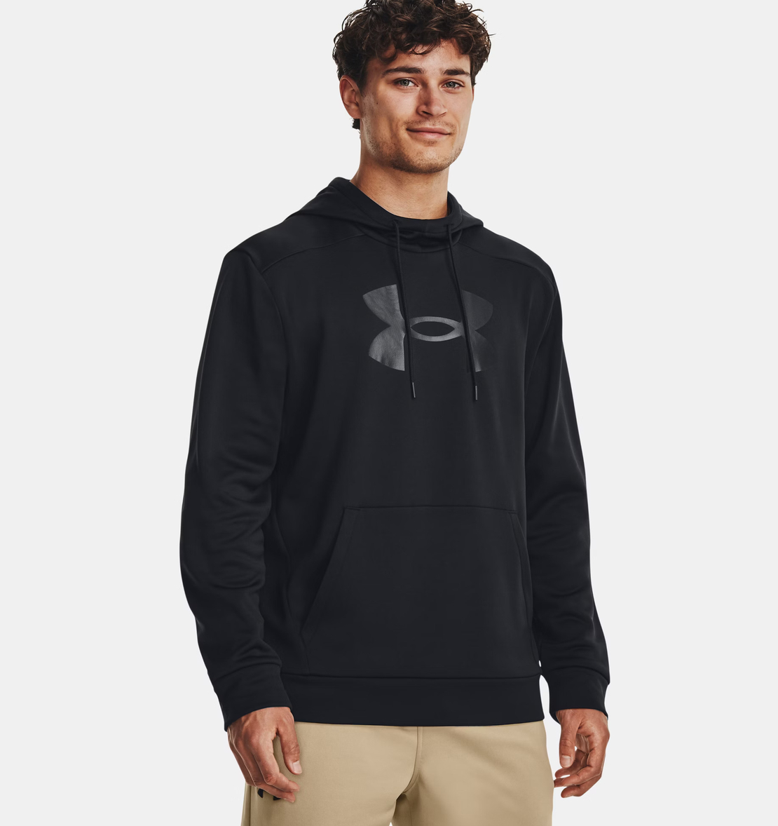 קפוצון אנדר ארמור לגברים | UA Fleece Big Logo Hoodie
