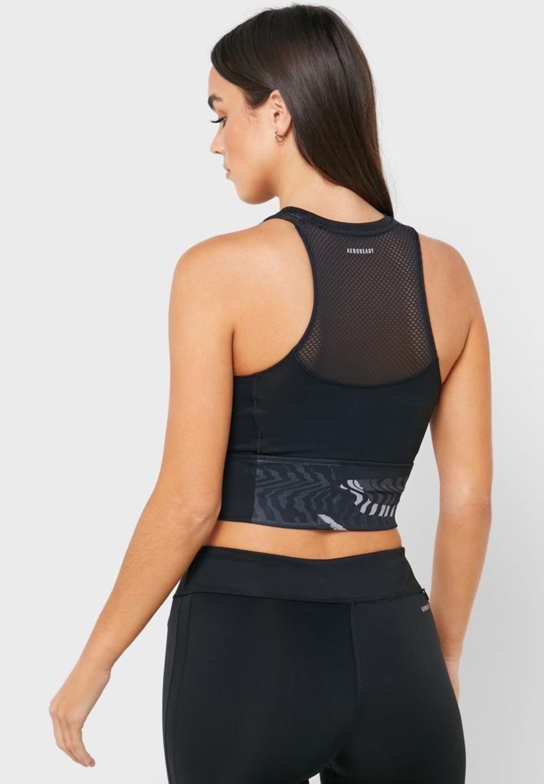 גופיית אדידס לנשים | Adidas Own The Run City Clash Crop Top