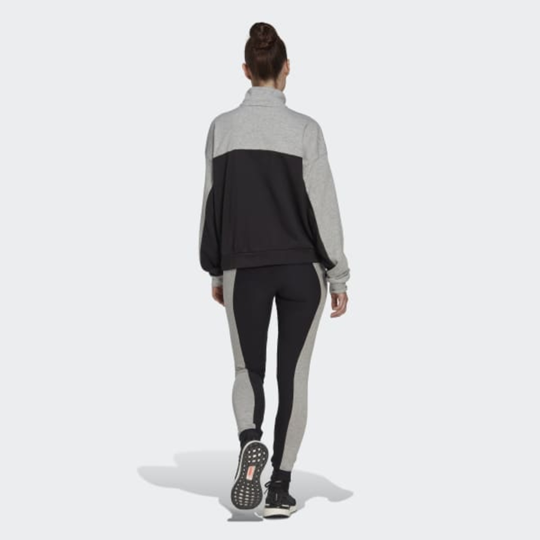 חליפת אדידס לנשים | Half-Zip and Tights Tracksuit
