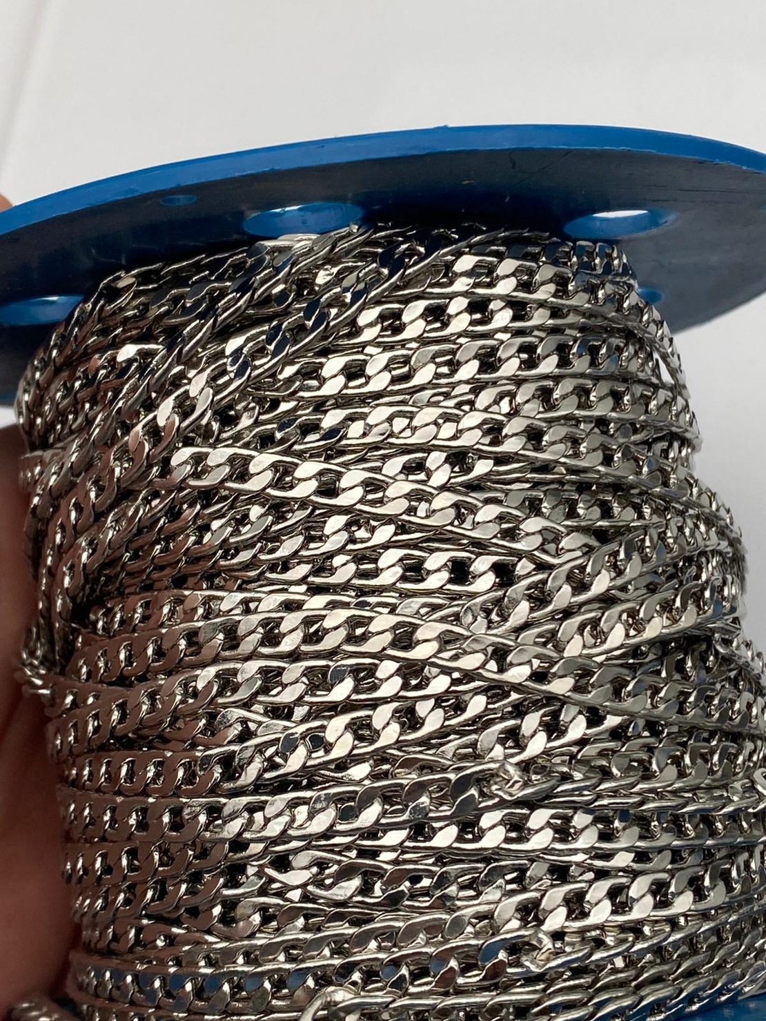 שרשרת גורמט פליז בציפוי ניקל 3 מידות (43)