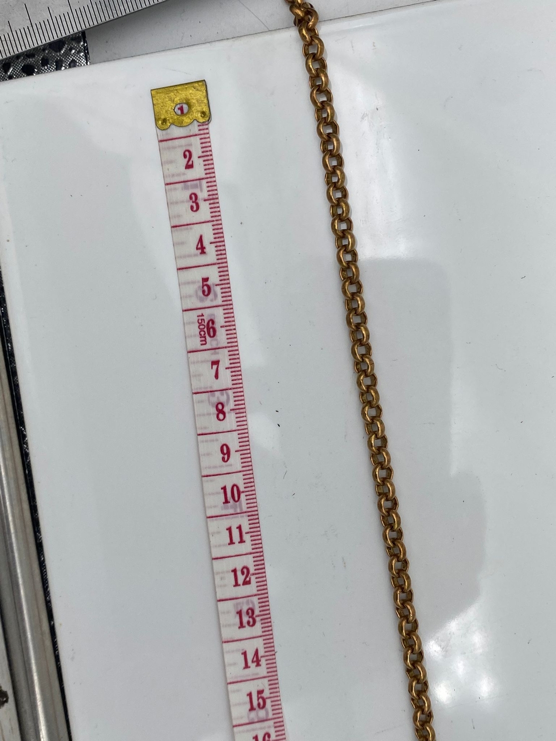 שרשרת אפונה פליז מולחמת 6 ממ ללא ציפוי (19)