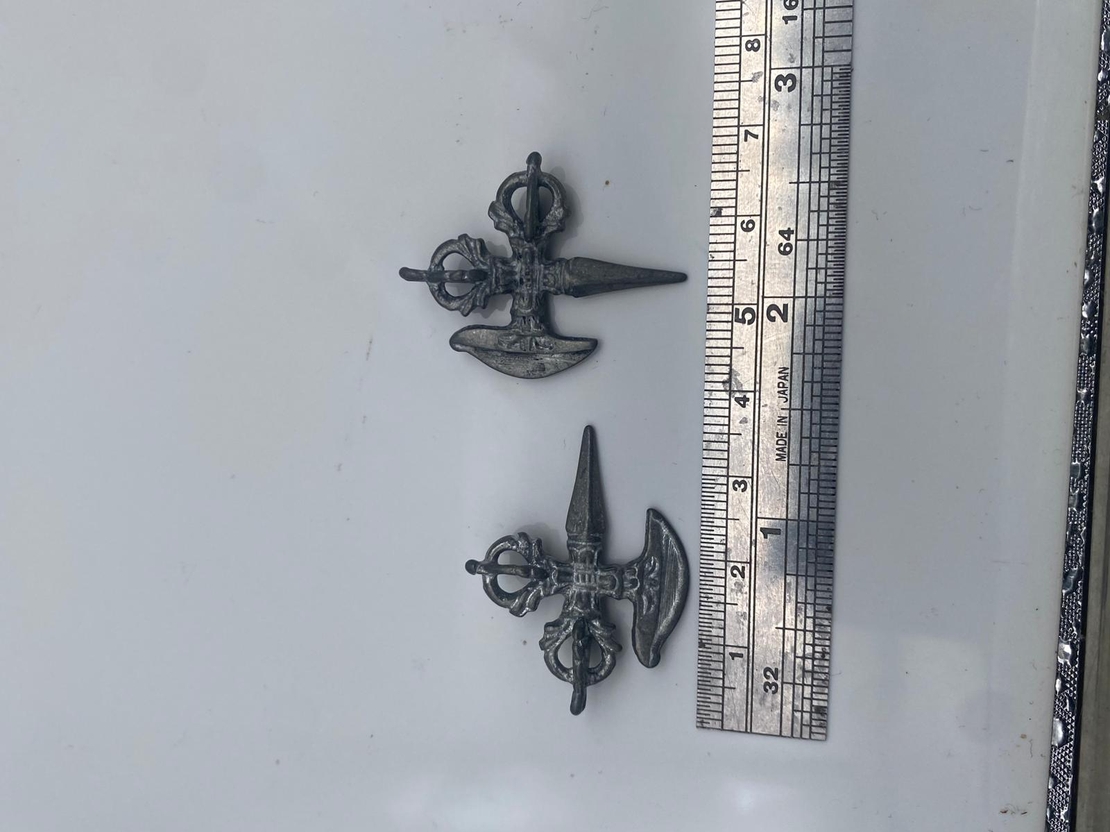 תליון וג'רה טיבטי- יציקת מזק ללא ציפוי (28)