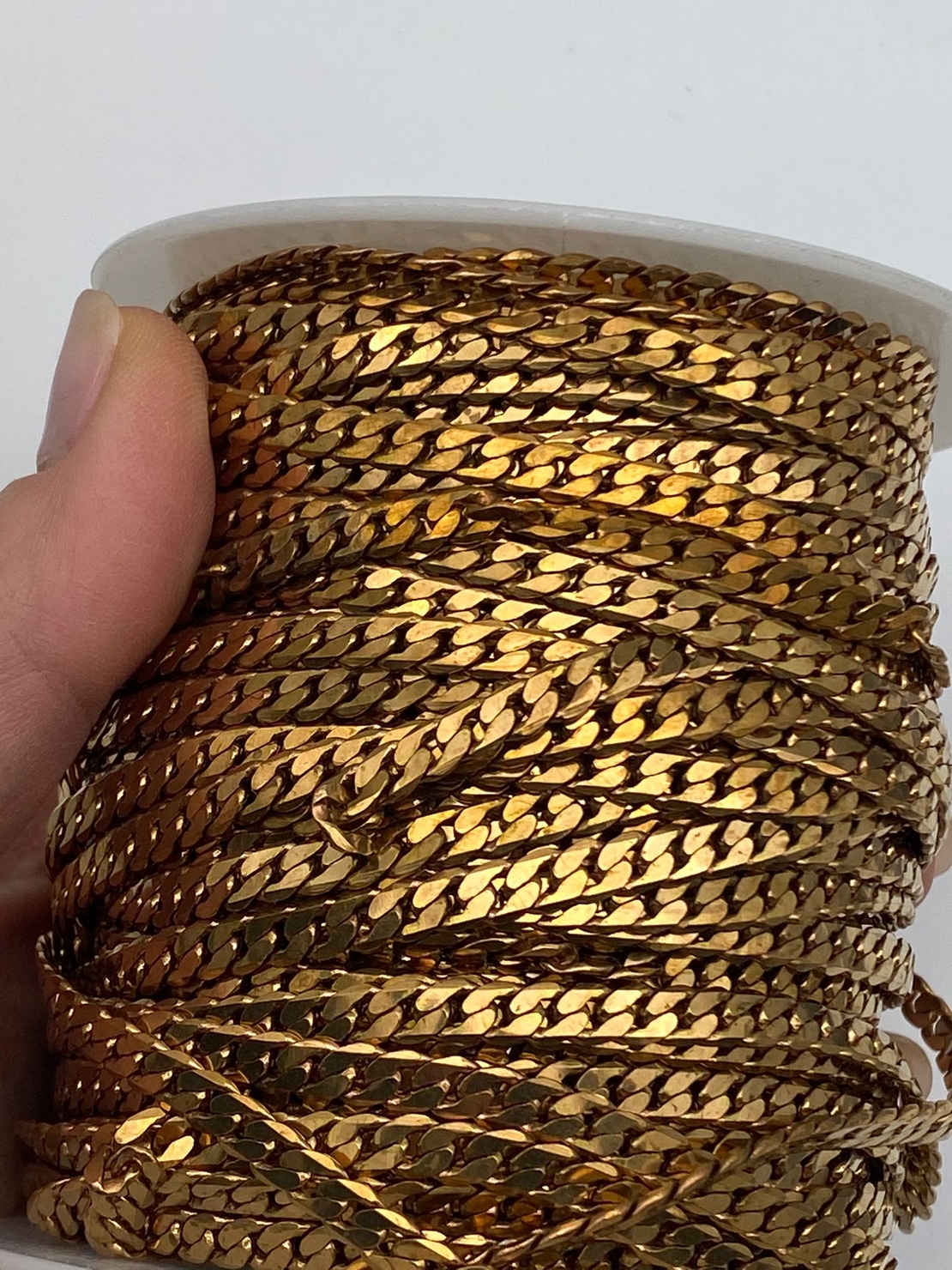 שרשרת פנצר גורמט DC פליז 4.2*6 ללא ציפוי (45)