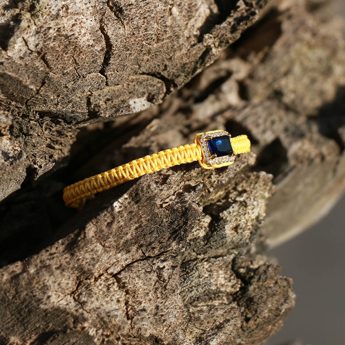 צמיד הוואנה - צהוב, כחול, זהב