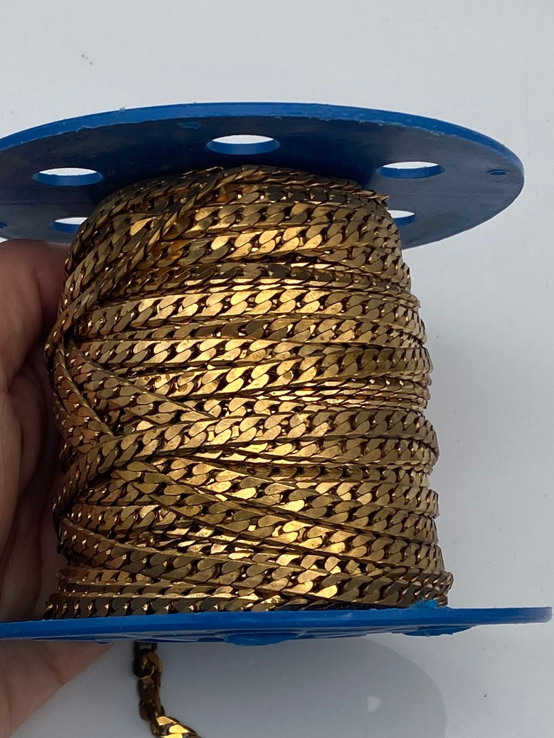 שרשרת פנצר גורמט DC פליז 5.5*7 ממ ללא ציפוי (21)