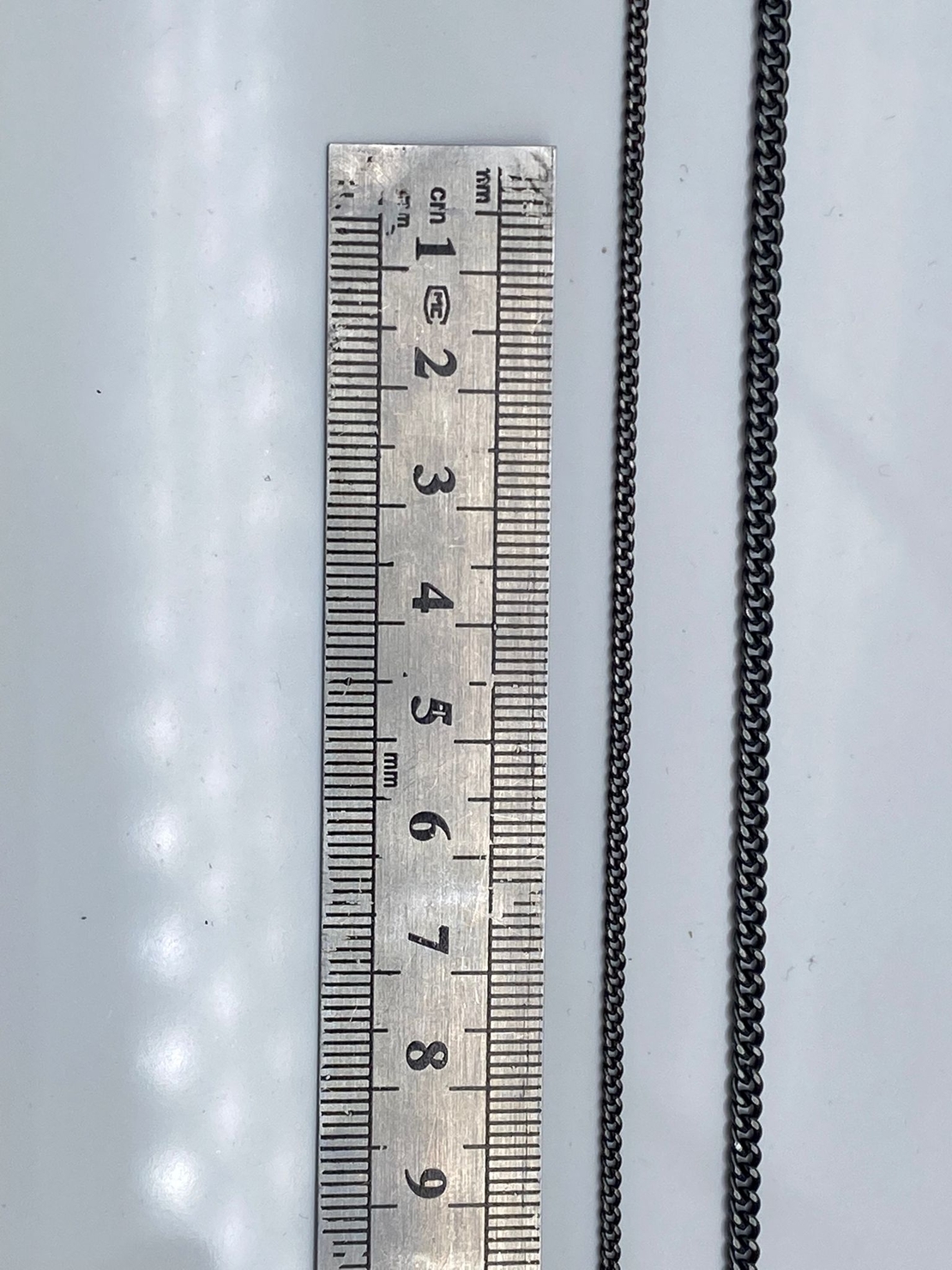 שרשרת פנצר פליז בציפוי בלאק גאן - שחור מטאלי (6)