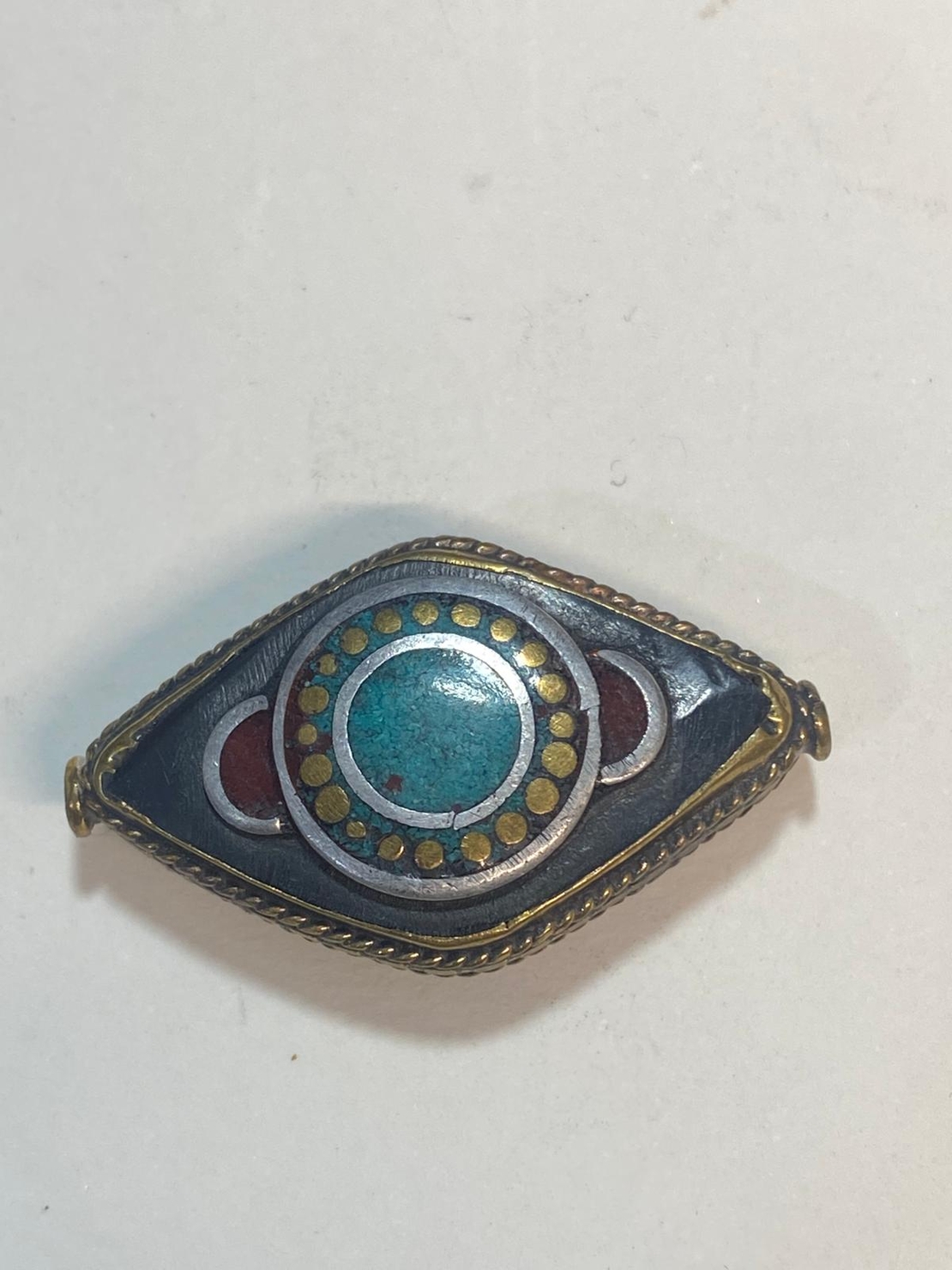 חרוז מאלה טיבטי בעבודת יד(32)