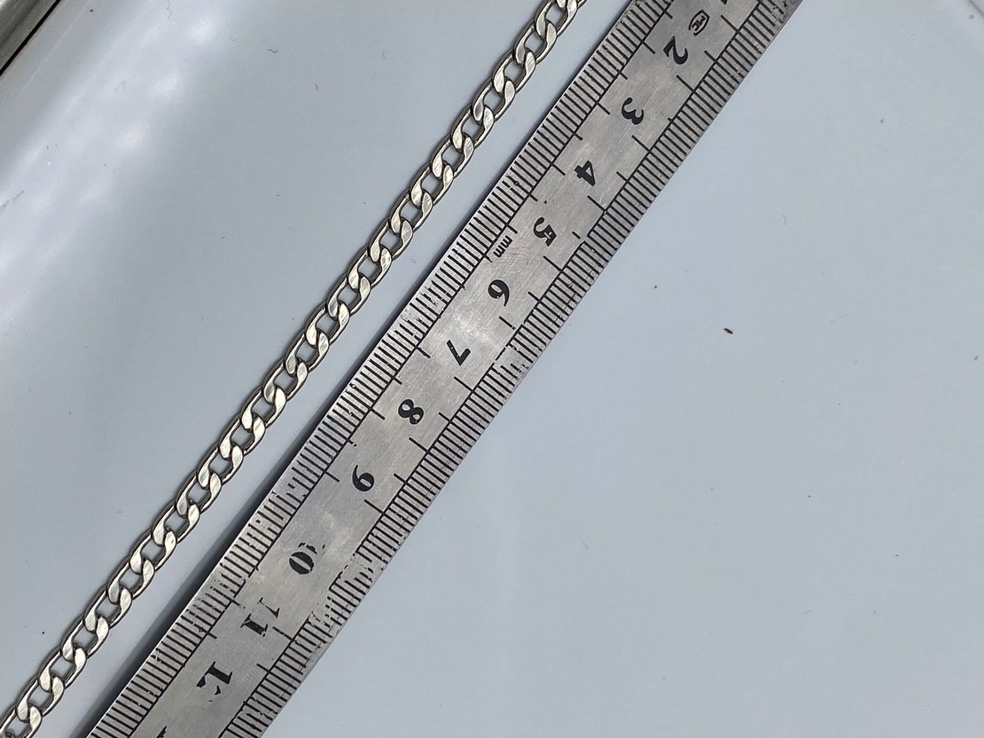 שרשרת גורמט פליז בציפוי ניקל 3