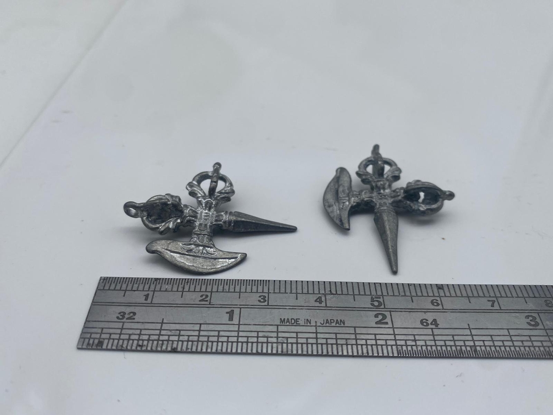 תליון וג'רה טיבטי- יציקת מזק ללא ציפוי (28)