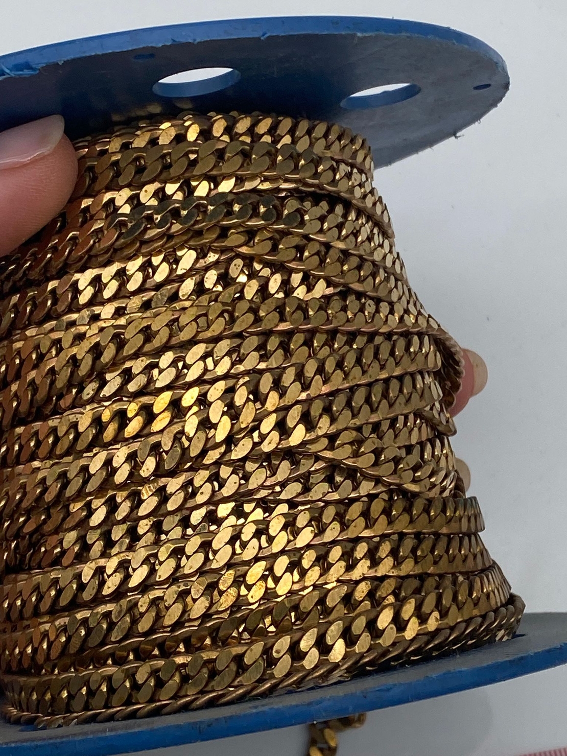 שרשרת פנצר גורמט DC פליז 5.5*6.5 ממ ללא ציפוי (22)