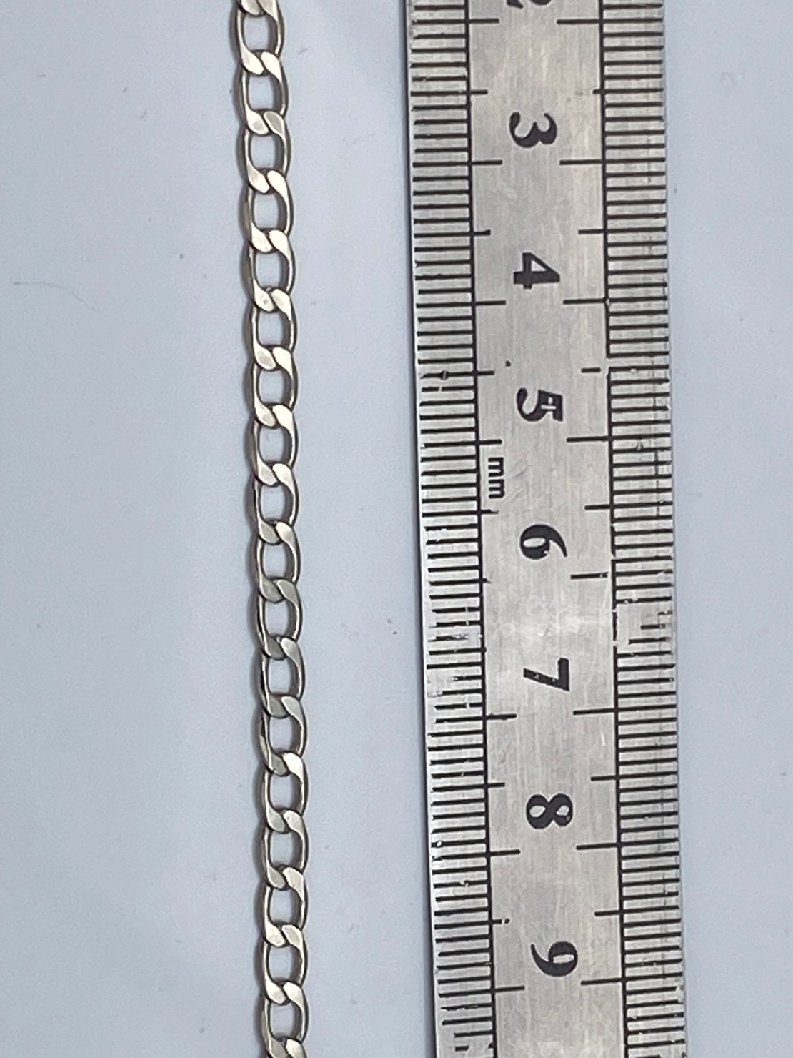 שרשרת גורמט פליז בציפוי ניקל 4 ממ (9)