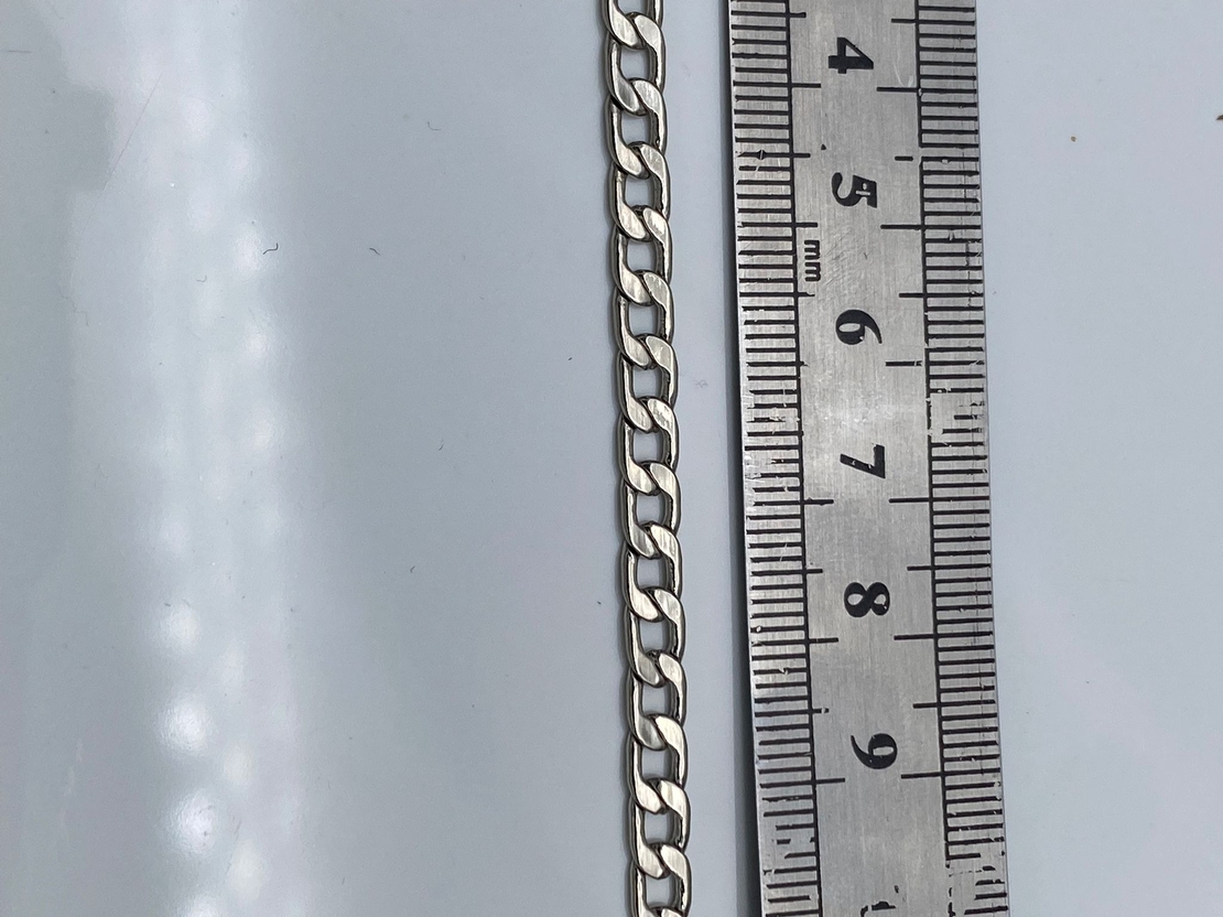 שרשרת גורמט פליז בציפוי ניקל 3