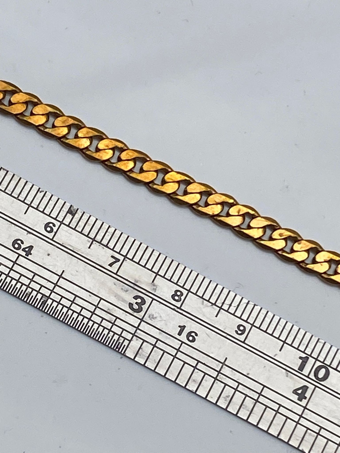 שרשרת פנצר גורמט DC פליז 4.2*6 ללא ציפוי (45)