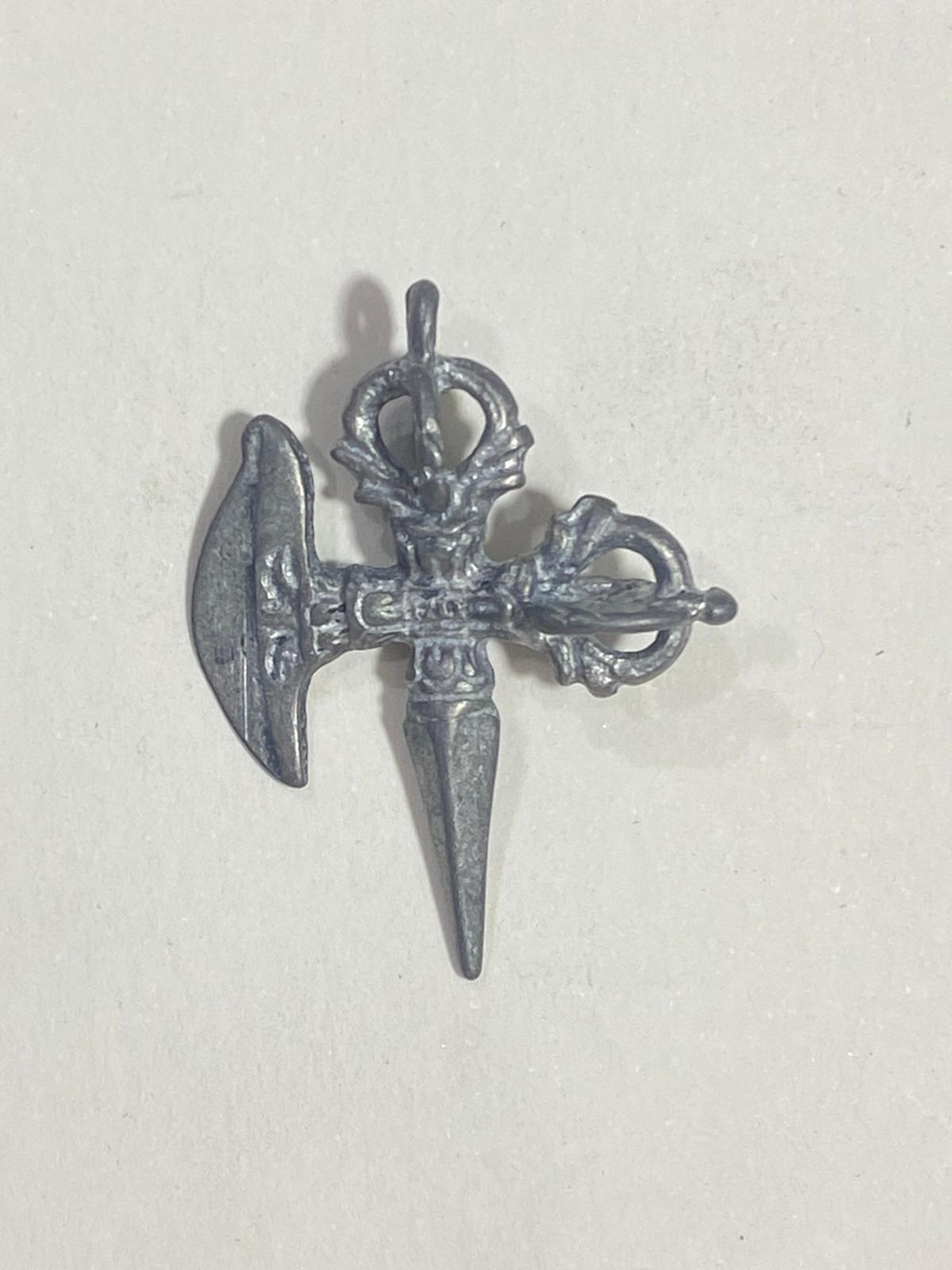 תליון וג'רה טיבטי- יציקת מזק ללא ציפוי (28)