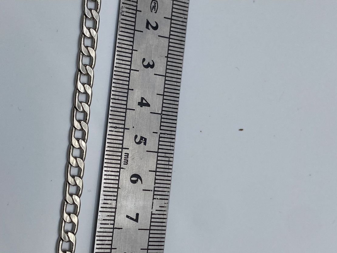 שרשרת גורמט פליז בציפוי ניקל 3