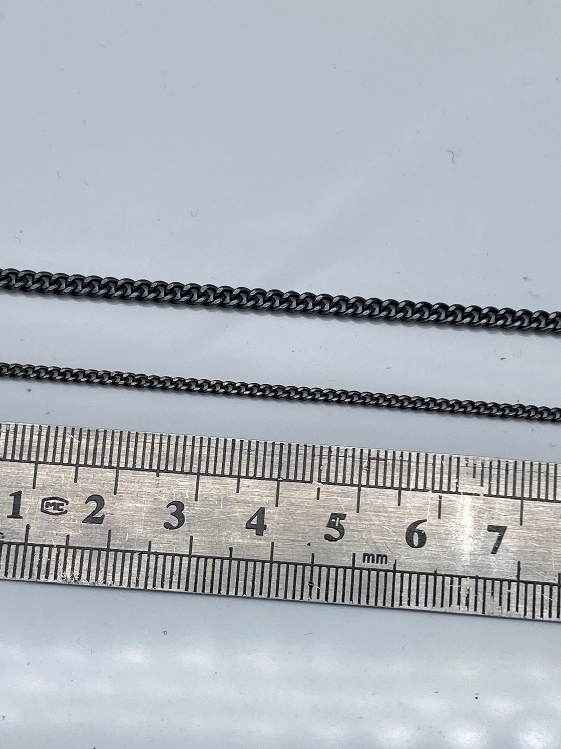 שרשרת פנצר פליז בציפוי בלאק גאן - שחור מטאלי (6)